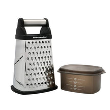 KitchenAid Box Grater Core Stainless Steel 16.5cm - with storage container 473 ml