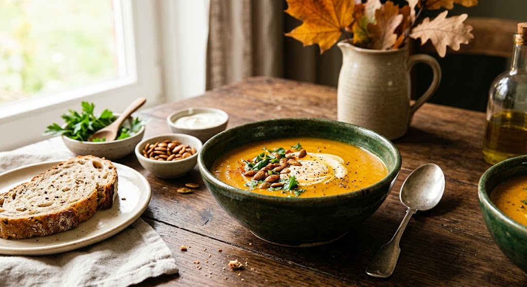Warm comfort in a deep bowl, ready in 45 minutes.