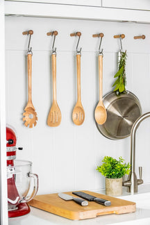 KitchenAid Slotted Turner Core Birchwood 33 cm - Spatula - for Non-stick Pans
