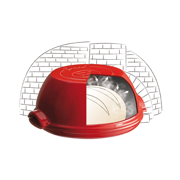 Emile Henry Molde para pan redondo - Cerámica - Fusain - ø 29.5 cm / 5.2 Liter