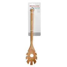 KitchenAid Spaghetti Spoon Core Birchwood 34 cm - Spaghetti Server