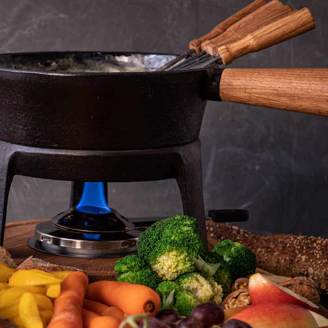 El quemador de fondue