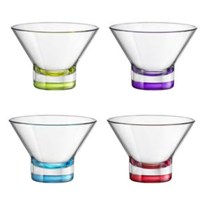 Copas para helado Bormioli Rocco Ypsilon de colores - 375 ml - 4 unidades