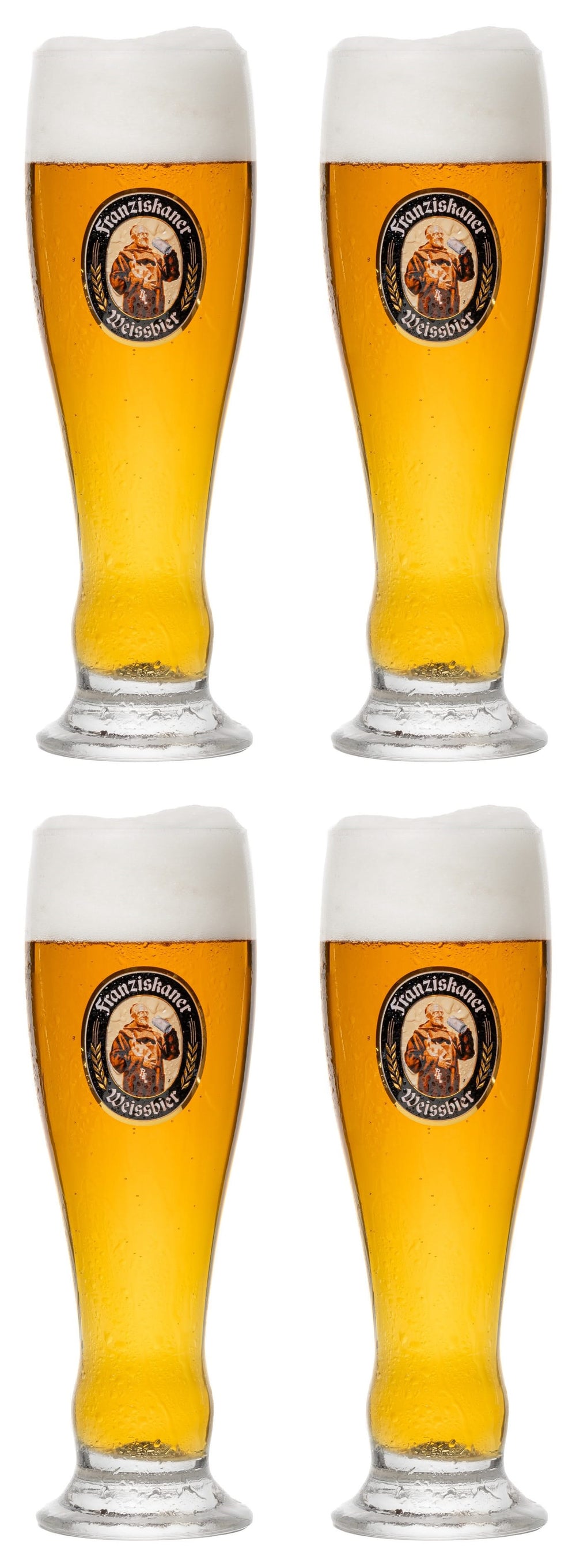 Franziskaner Beer glasses Weizen - 500 ml - 4 pieces