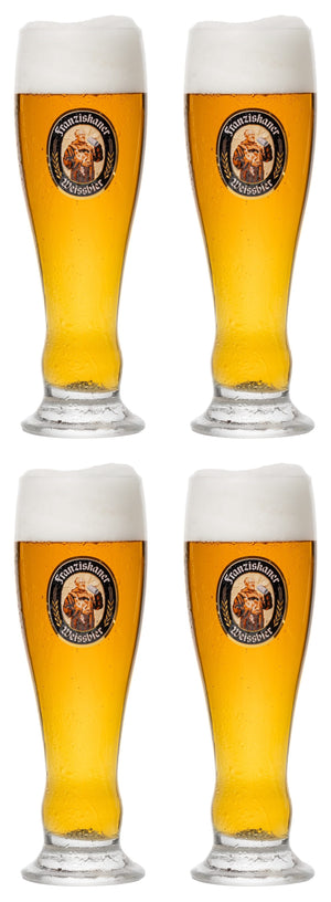 Vasos de cerveza Franziskaner Weizen 500 ml - 4 piezas