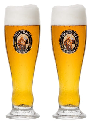 Vasos de cerveza Franziskaner Weizen - 500 ml - 2 unidades