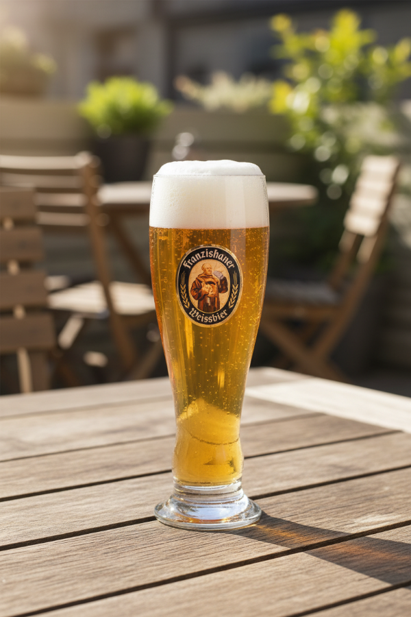 Vasos de cerveza Franziskaner Weizen - 500 ml - 6 unidades