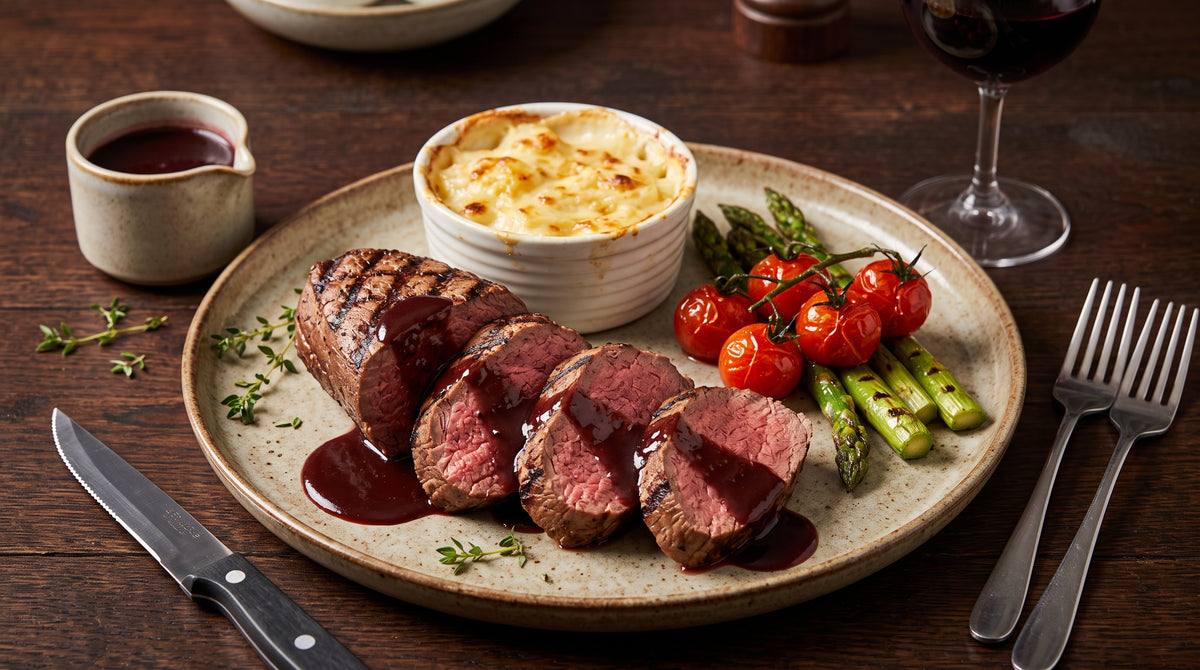 A festive Christmas dinner from the barbecue that makes an impression