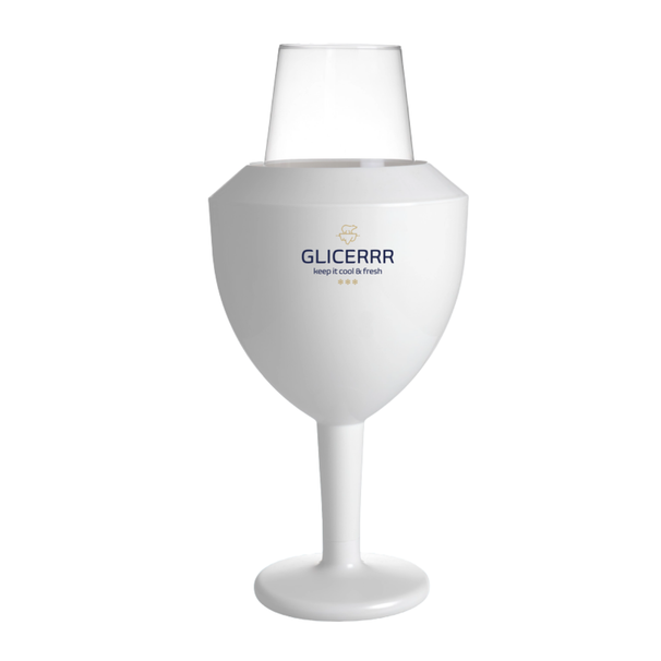 Set enfriador y soporte para copa de vino GLICERRR + copa