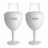 Set enfriador y soporte para copas de vino GLICERRR + copa - 2 unidades
