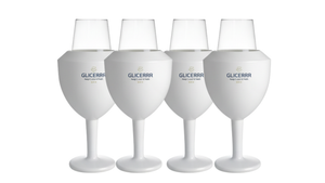 Set enfriador y soporte para copas de vino GLICERRR + copa - 4 unidades