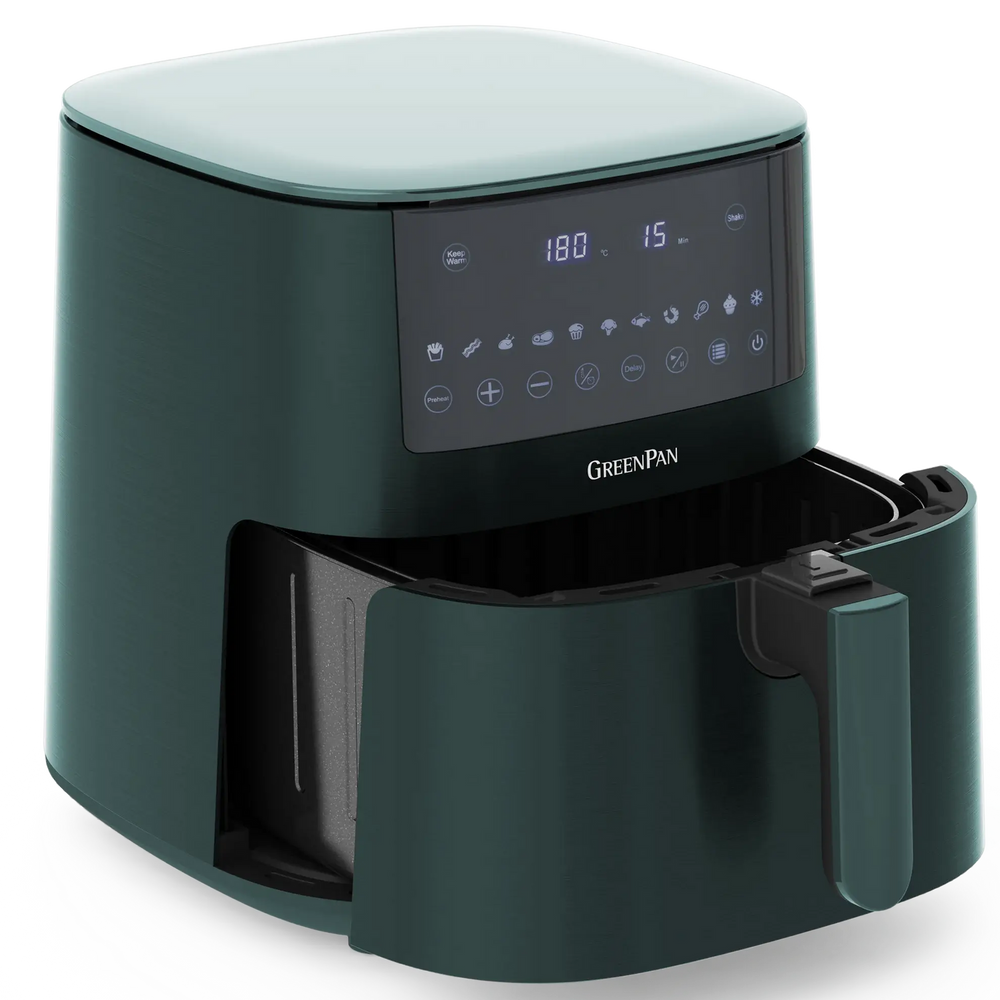 GreenPan freidora de aire Bistro XXL - Pine Green - 7.2 Liter