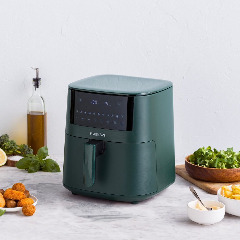 GreenPan freidora de aire Bistro XXL - Pine Green - 7.2 Liter