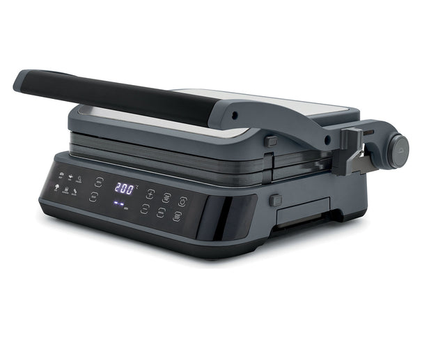 GreenPan Grill de contacto Advanced Grill Digital - Placas de grill y plancha reversibles - Gris