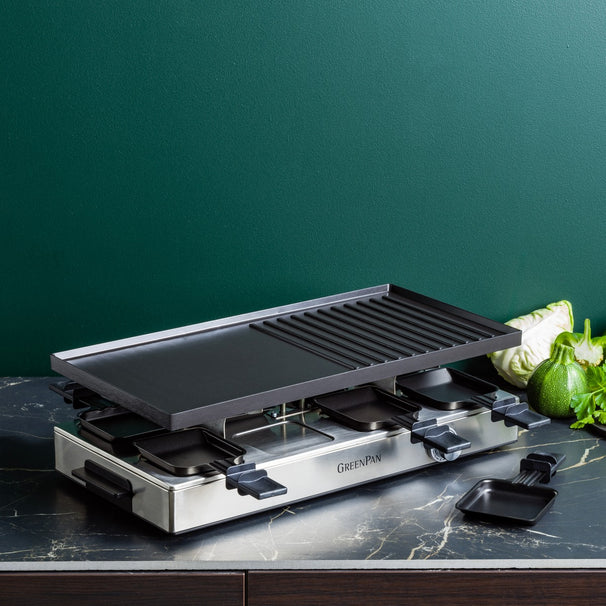 GreenPan Raclette Chef's Collection - 8 personas - 1700 W - revestimiento antiadherente cerámico