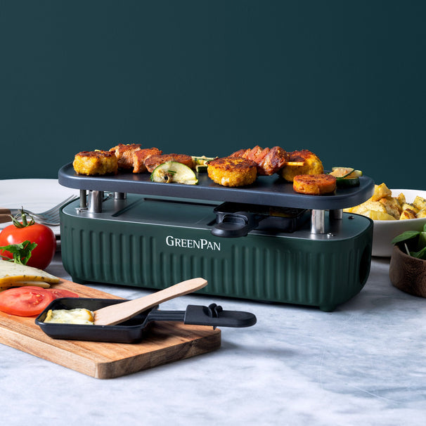 GreenPan Raclette Silhouette Connect Pine Green - conectable - revestimiento antiadherente cerámico