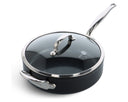 GreenPan Sauté Pan with Lid Barcelona Pro Black ø 28 cm / 4.6 L - Ceramic Non-Stick Coating