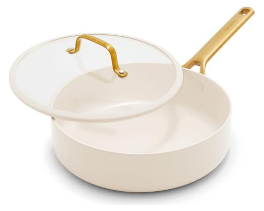 GreenPan Salteadora con tapa Padova Reserve Pro 2.0 Cream ø 26 cm