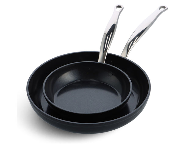 GreenPan Juego de sartenes Barcelona Pro 2 piezas - ø 20 & 28 cm - revestimiento antiadherente cerámico