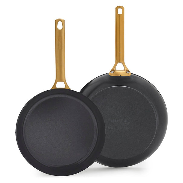 GreenPan Frying Pan Set Padova Reserve Black 2-piece - Frying Pan ø 20 & 26 cm - ceramic non-stick coating