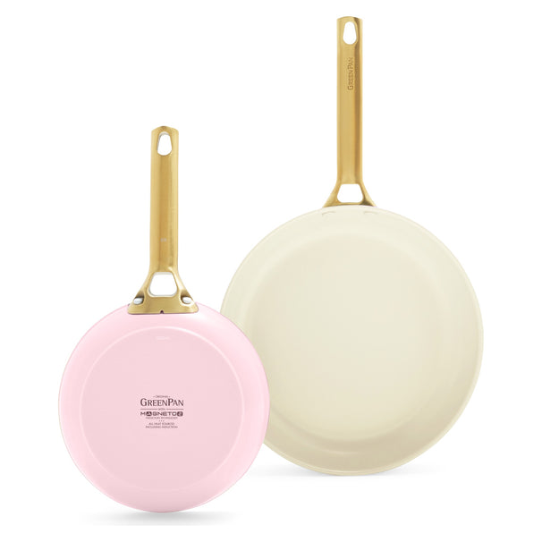 GreenPan Frying Pan Set Padova Reserve Blush Pink 2-piece - Frying Pan ø 20 & 26 cm - ceramic non-stick coating