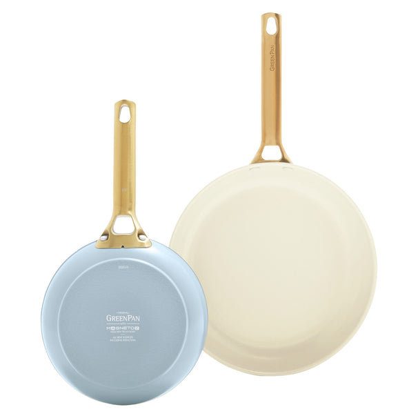 GreenPan Juego de sartenes Padova Reserve Light Blue 2 piezas - Sartén ø 20 & 26 cm - revestimiento antiadherente cerámico