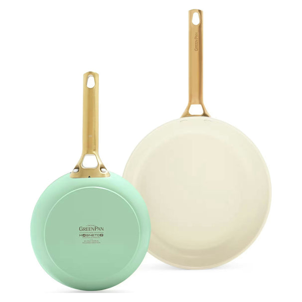 GreenPan Frying Pan Set Padova Reserve Mint Green 2-piece - Frying Pan ø 20 & 26 cm - ceramic non-stick coating