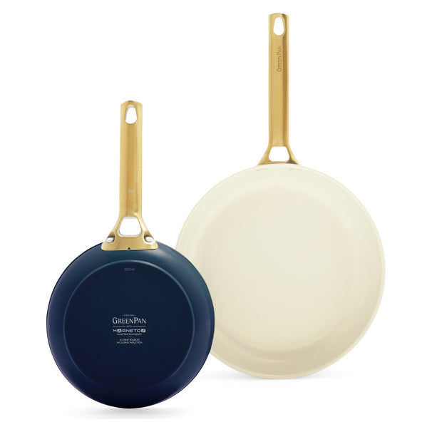 GreenPan Frying Pan Set Padova Reserve Oxford Blue 2-piece - Frying Pan ø 20 & 26 cm - ceramic non-stick coating