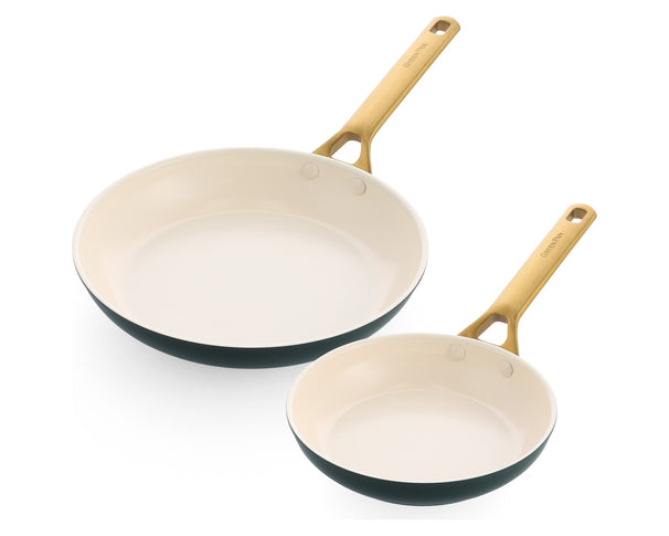 GreenPan Frying Pan Set Padova Reserve Pro 2.0 Pine Green 2-piece - Frying Pan ø 20 & 26 cm - ceramic non-stick coating
