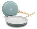GreenPan Koekenpannenset Padova Reserve Smokey Blue ø 20 & 28 cm