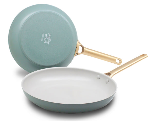 GreenPan Frying Pan Set Padova Reserve Smokey Blue 2-piece - Frying Pan ø 20 & 28 cm - ceramic non-stick coating
