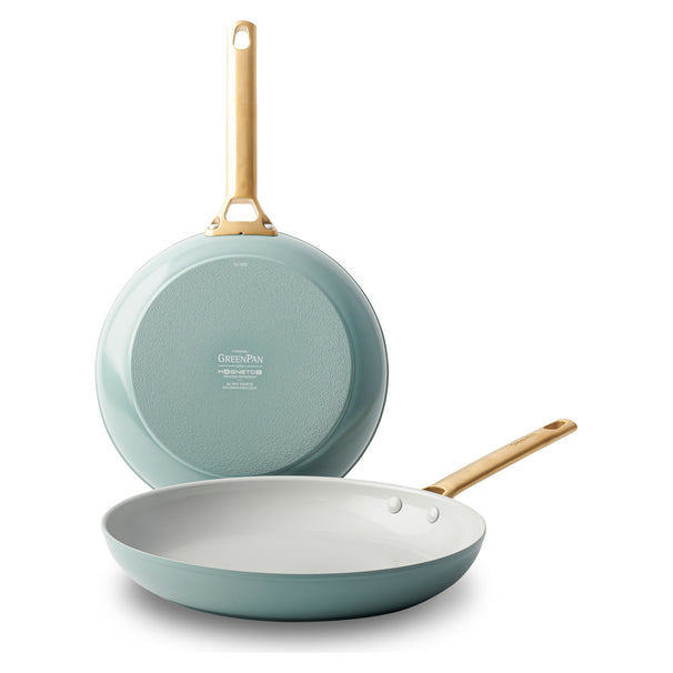 GreenPan Frying Pan Set Padova Reserve Smokey Blue 2-piece - Frying Pan ø 26 & 30 cm - ceramic non-stick coating