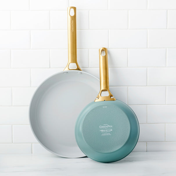 GreenPan Frying Pan Set Padova Reserve Smokey Blue 2-piece - Frying Pan ø 26 & 30 cm - ceramic non-stick coating