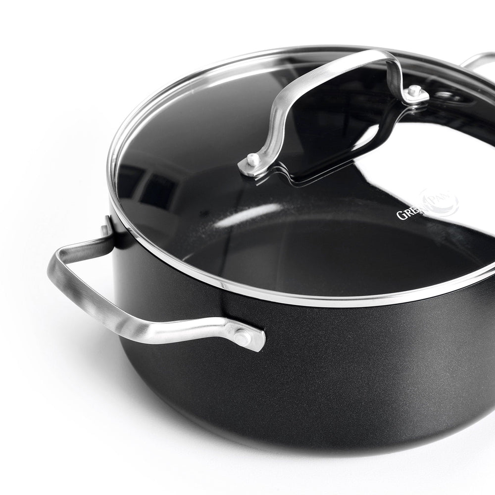 GreenPan Kookpan Copenhagen Zwart ø 20 cm / 3.3 Liter - detail 1
