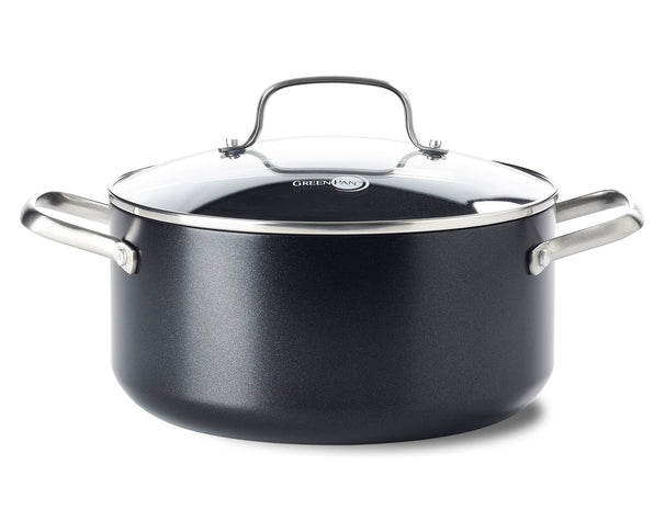 GreenPan Olla Copenhagen Negra ø 24 cm / 5,2 litros - revestimiento antiadherente cerámico