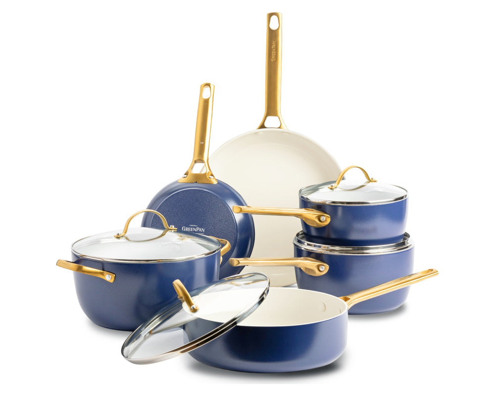 GreenPan Pannenset Padova Reserve Oxford Blue 6-delig