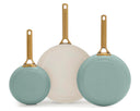 GreenPan Frying Pan Set Padova Reserve Pro 2.0 Green 3-piece - Frying Pan ø 20, 24 & 28 cm - ceramic non-stick coating