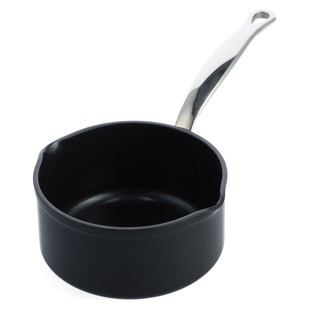 GreenPan Steelpan met 2 Schenktuiten Barcelona Pro Zwart ø 16 cm / 1.6 Liter