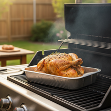 Cookinglife Grill BBQ Aluminium Trays / BBQ Grill Tray - 30 x 20 cm - 9 pieces