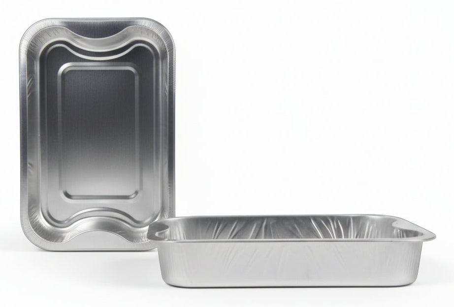 Cookinglife Grill BBQ Aluminium Trays / BBQ Grill Tray - 30 x 20 cm - 9 pieces