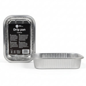 Cookinglife Grill Bandejas de Aluminio para BBQ / Bandeja para Parrilla BBQ - 22 x 15 cm - 15 unidades