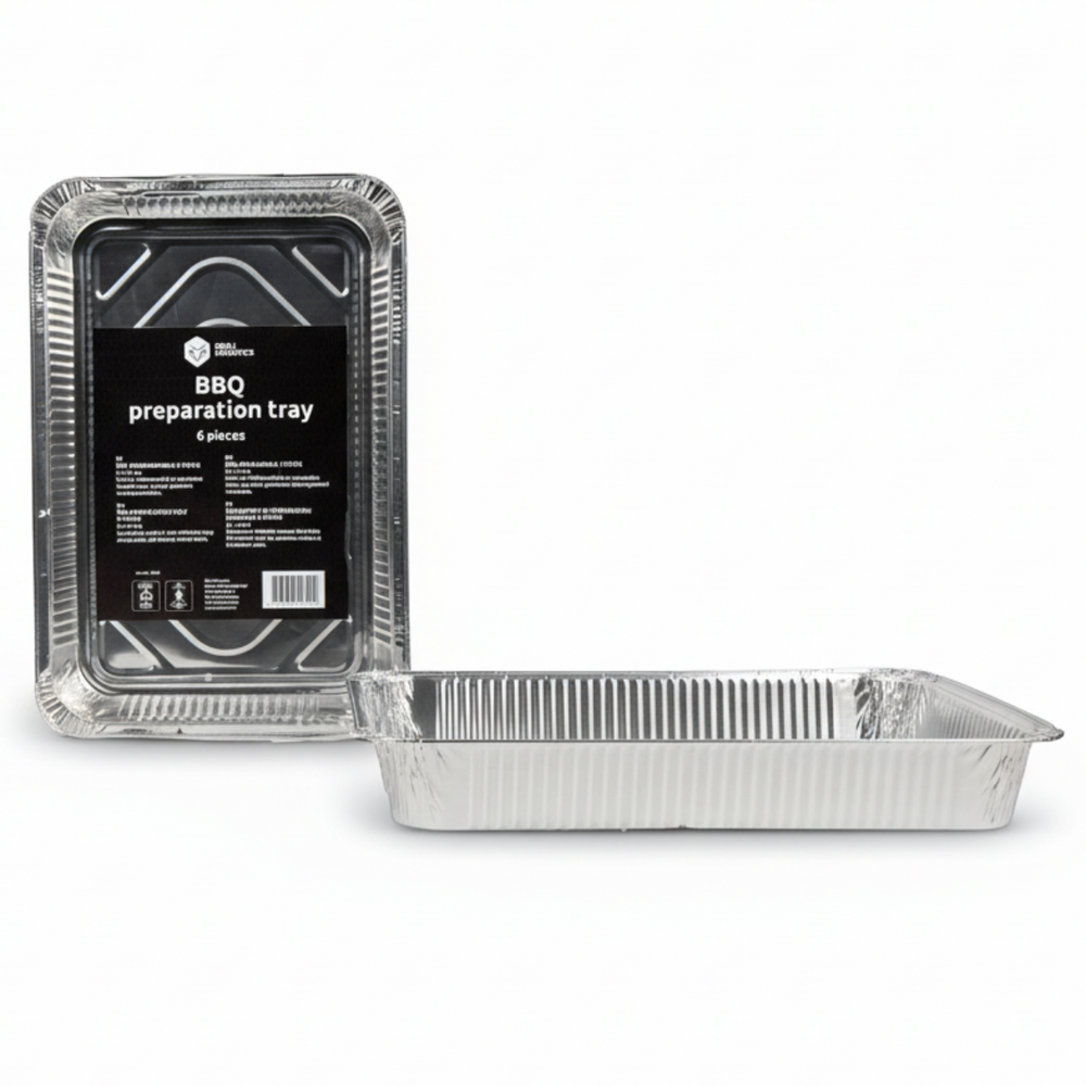 Cookinglife Grill BBQ Aluminium Trays / BBQ Grill Tray - 34 x 21 cm - 18 pieces