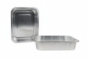 Cookinglife Grill BBQ Bandejas de Aluminio / Bandeja para Parrilla BBQ - 32 x 26 cm - Reutilizable - 5 unidades