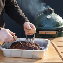 Cookinglife Grill BBQ Bandejas de Aluminio / Bandeja para Parrilla BBQ - 32 x 26 cm - Reutilizable - 5 unidades