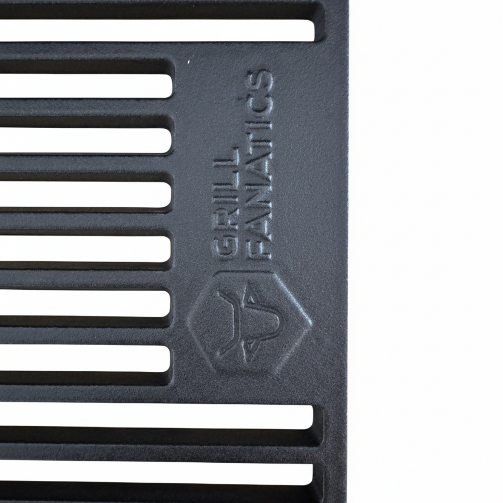 Cookinglife Grill Parrilla Media Luna de Hierro Fundido - Compatible con Kamados de 46 cm