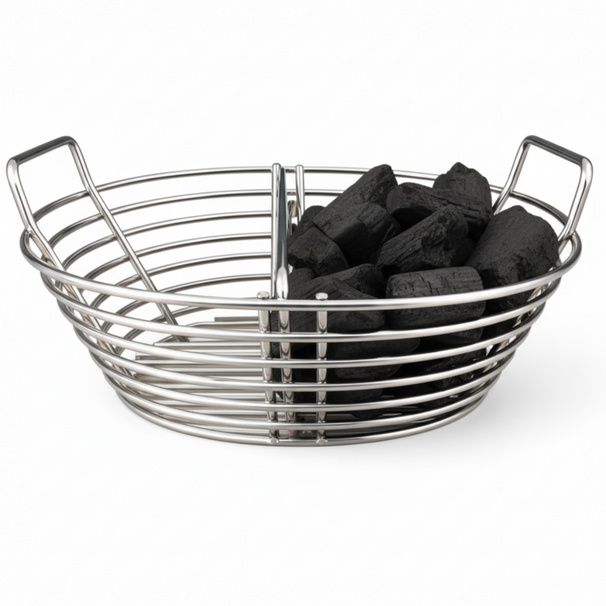 Cookinglife Grill Cesta para Carbón Grande - Compatible con Kamados de 21 pulgadas