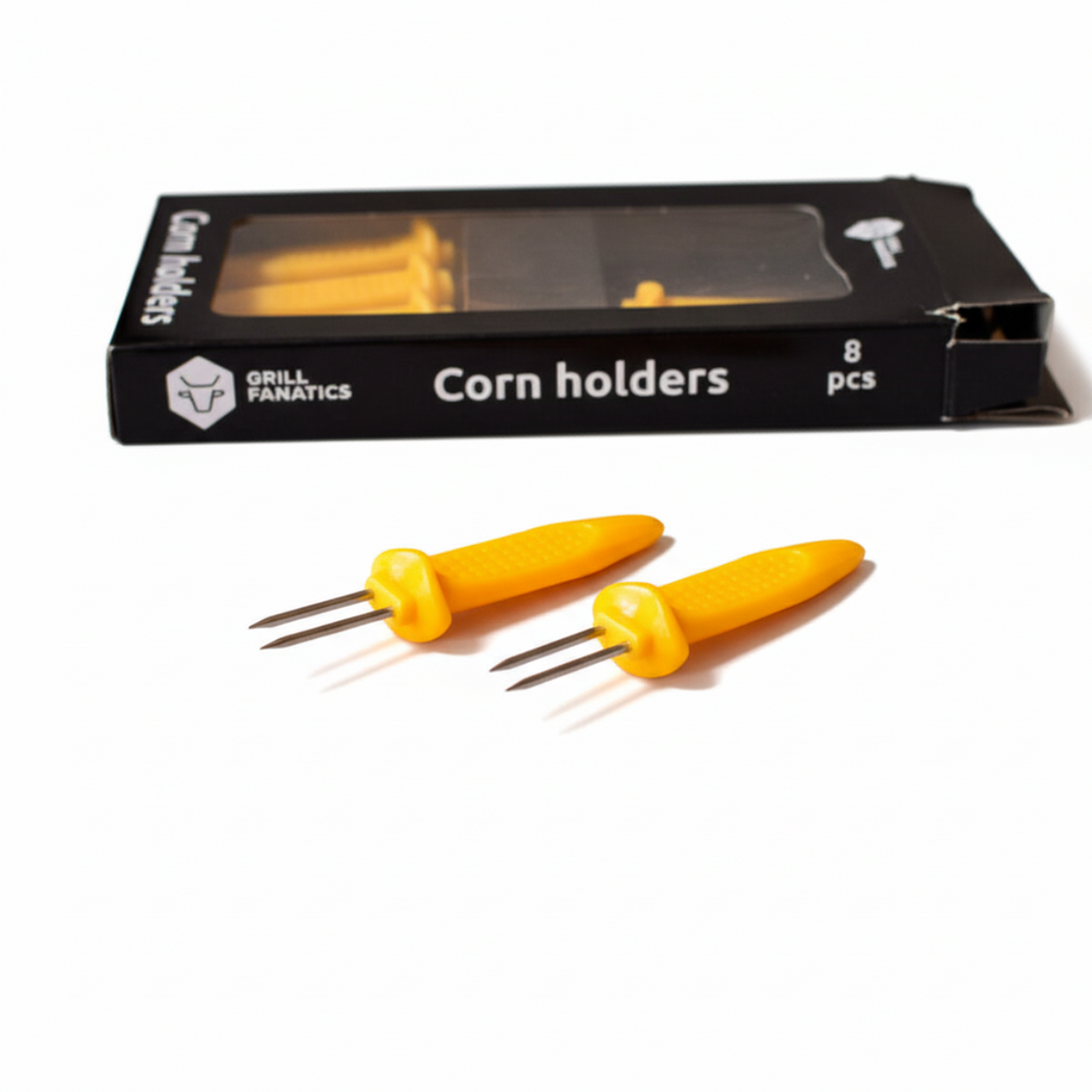 Cookinglife Grill Corn Cob Holders / Corn Skewers - Stainless Steel - 8 pieces