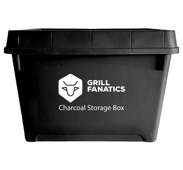 Cookinglife Grill Caja de Almacenamiento para Carbón 60 x 40 x 42 cm - Resistente a la Humedad
