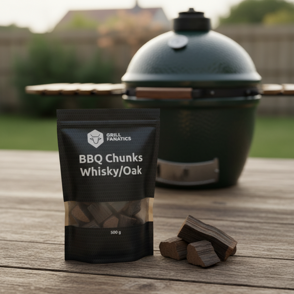 Cookinglife Grill Trozos de Madera para Ahumar - Whisky / Roble - 500 gramos