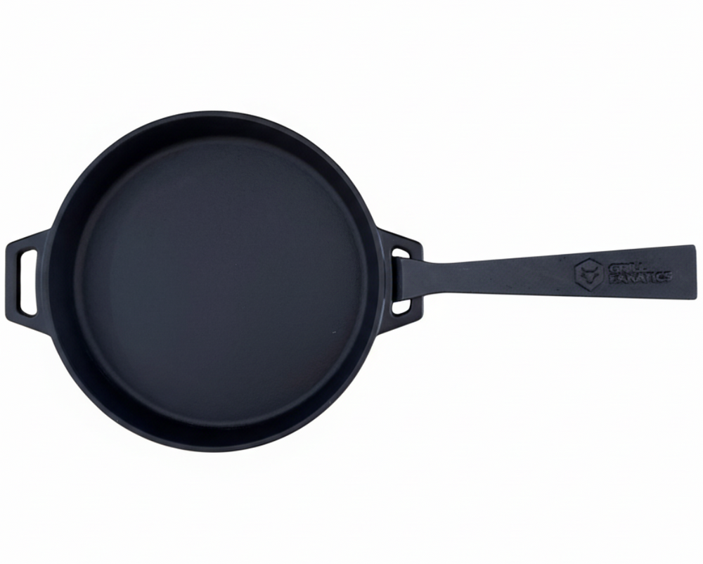 Cookinglife Grill Frying Pan / Skillet Cast Iron ø 25 cm - Detachable handle